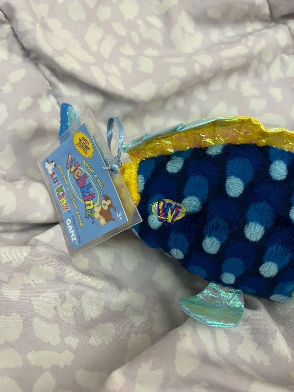 NWT Webkinz Triggerfish Lil’ Kinz Plush Retired